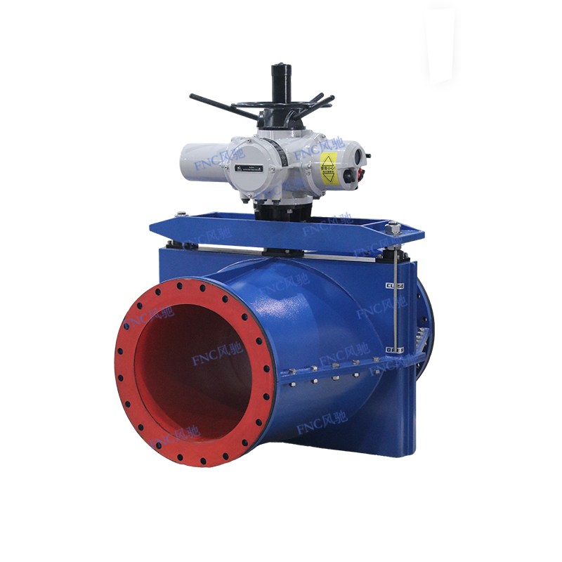 Válvulas de manga flexível de grande diâmetro